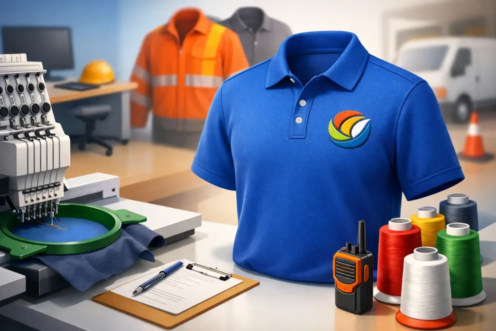 Custom Embroidered Polo Shirts That Work Hard