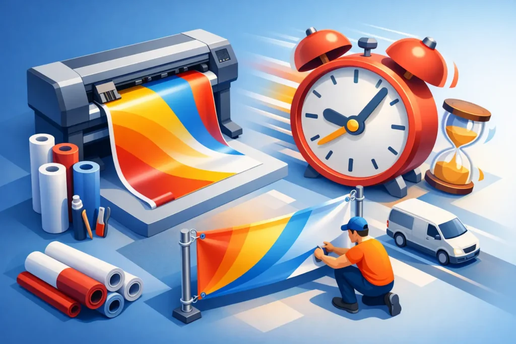 Same Day Banner Printing When Time Is Tight