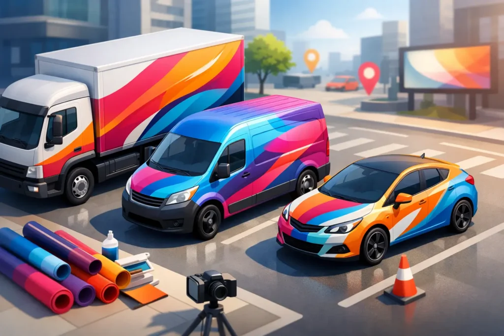 Vehicle Graphics for Businesses That Get Seen